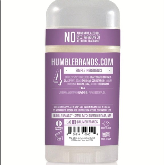 HUMBLE COMPLETELY ALL NATURAL DEODORANT-LAVENDER - Picture 2 of 3